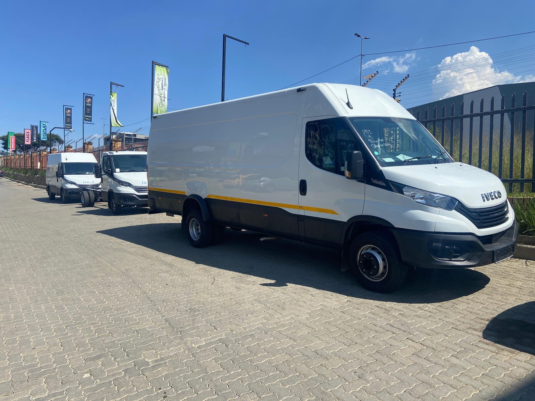 Iveco Daily vehicle lineup at Randburg Commercial Vehicles